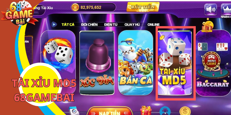 Tài Xỉu MD5 68gamebai